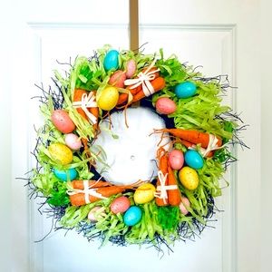 Easter Egg Wreath 22in